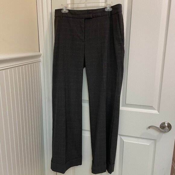 LIZ CLAIBORNE AUDRA SIZE 12 MENSWEAR STYLE GREY SLACKS - Picture 2 of 10
